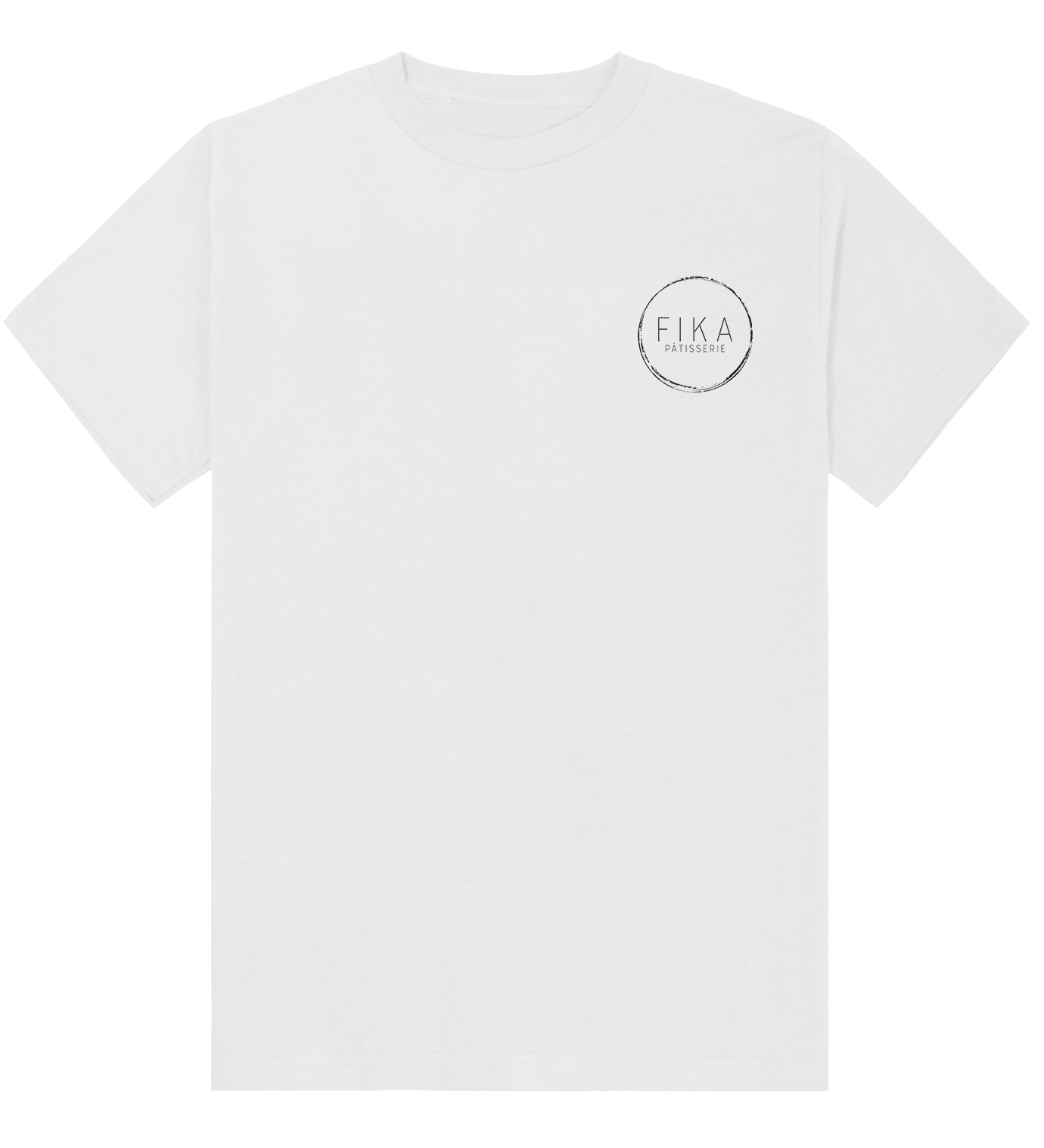 white tee F