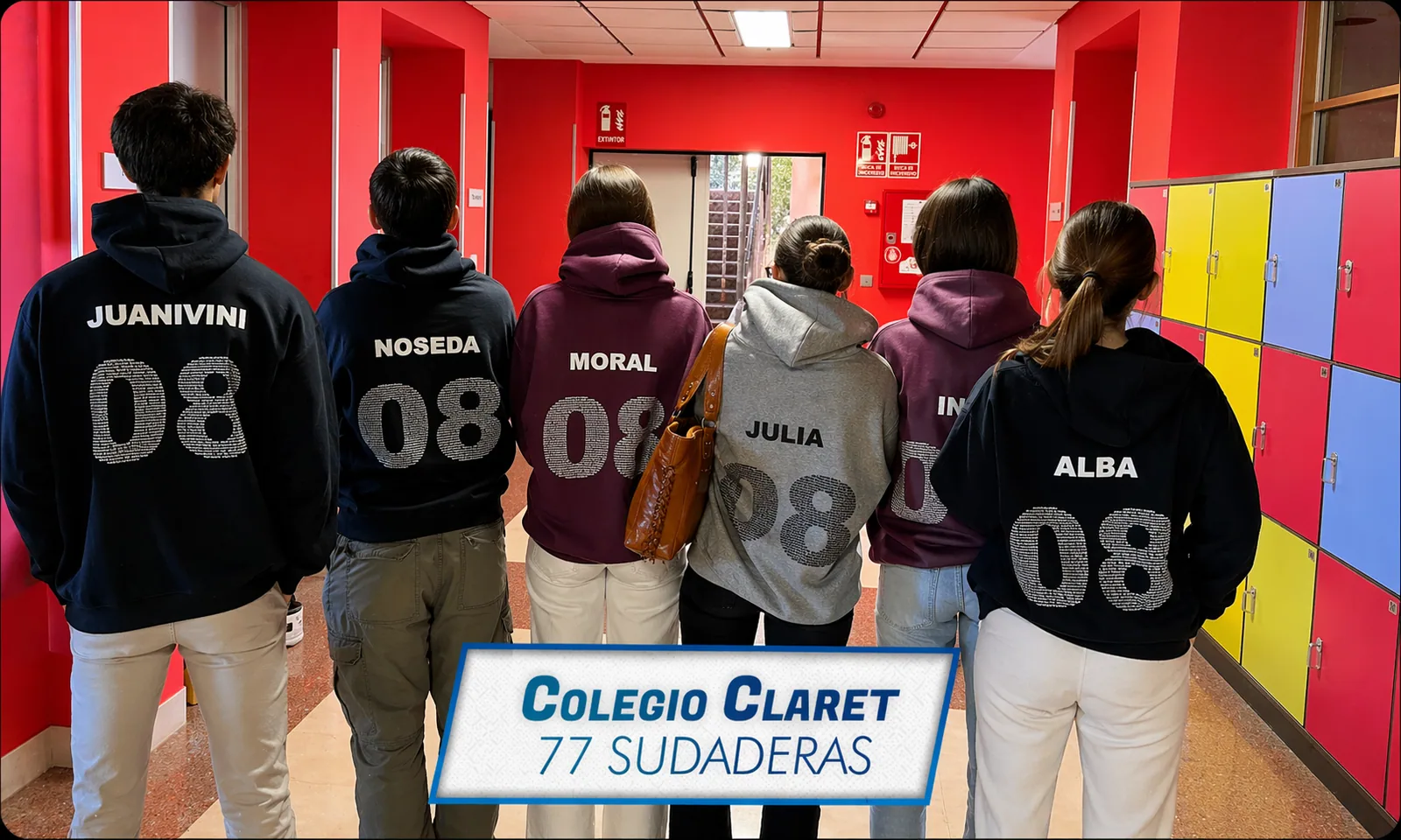 sudaderas de fin de curso personalizadas grupo claret mazcruz